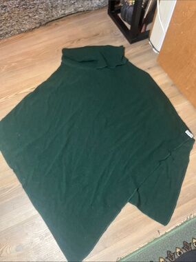 KAVU Forest Green Cowlneck Poncho
